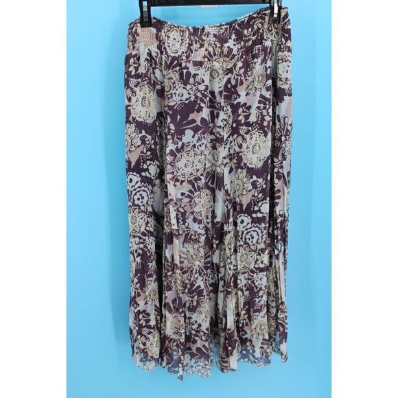 CAbi Women’s Size L Printed Long Gossamer Skirt Style 932 NWT - Picture 4 of 6